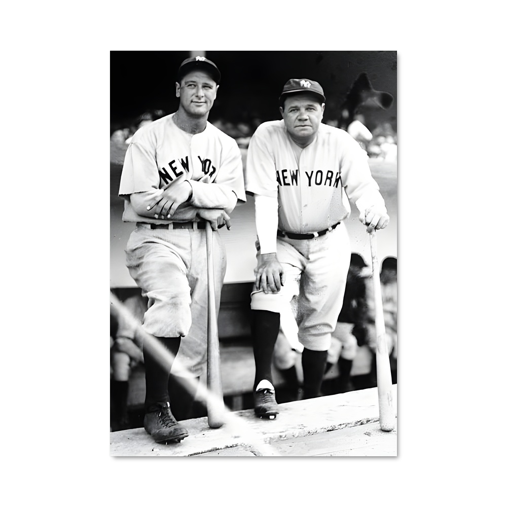 Poster Legend on the Dugout – affiche Baseball